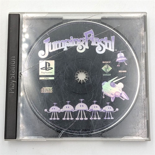 JumpingFlash - Front Cover Insert og Manual Mangler - PS1 (B Grade) (Genbrug)